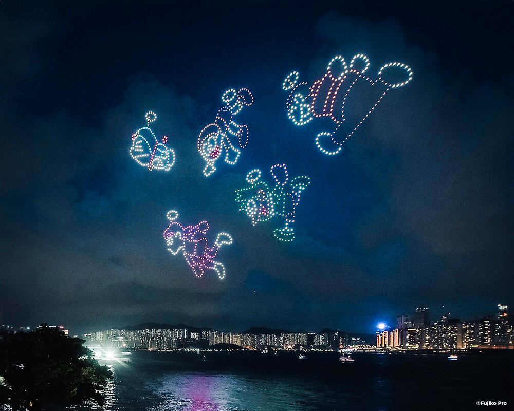 香港を魅了した『ドラえもん ドローンショー』写真3